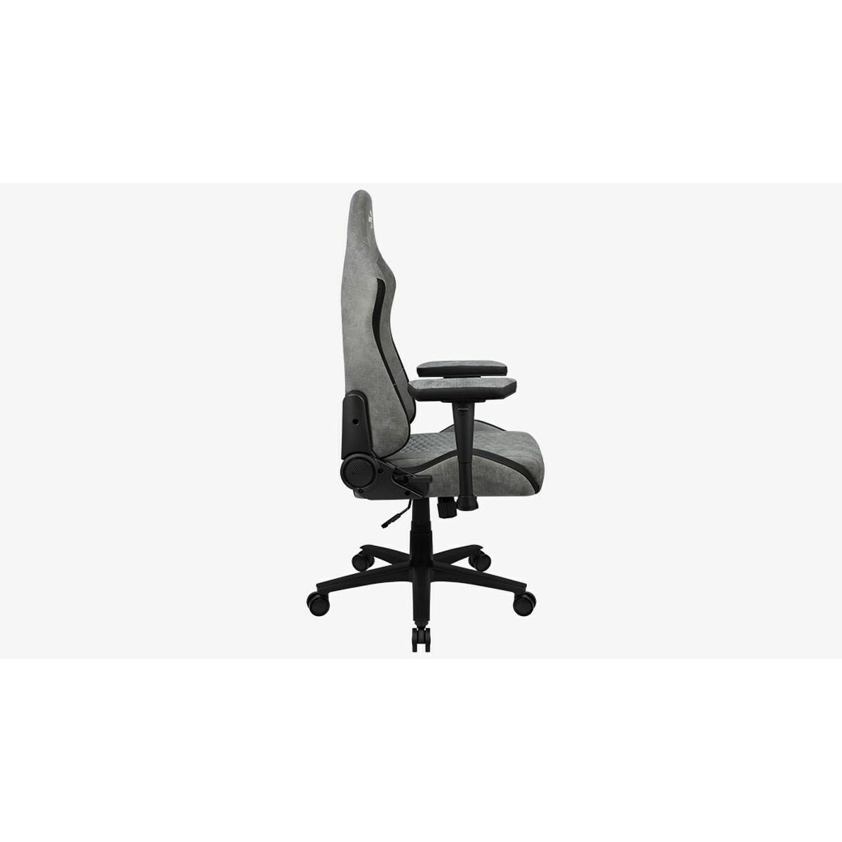 Aerocool Crown AeroSuede Υφασμάτινη Καρέκλα Gaming με Ρυθμιζόμενα Μπράτσα stone grey - Image 5