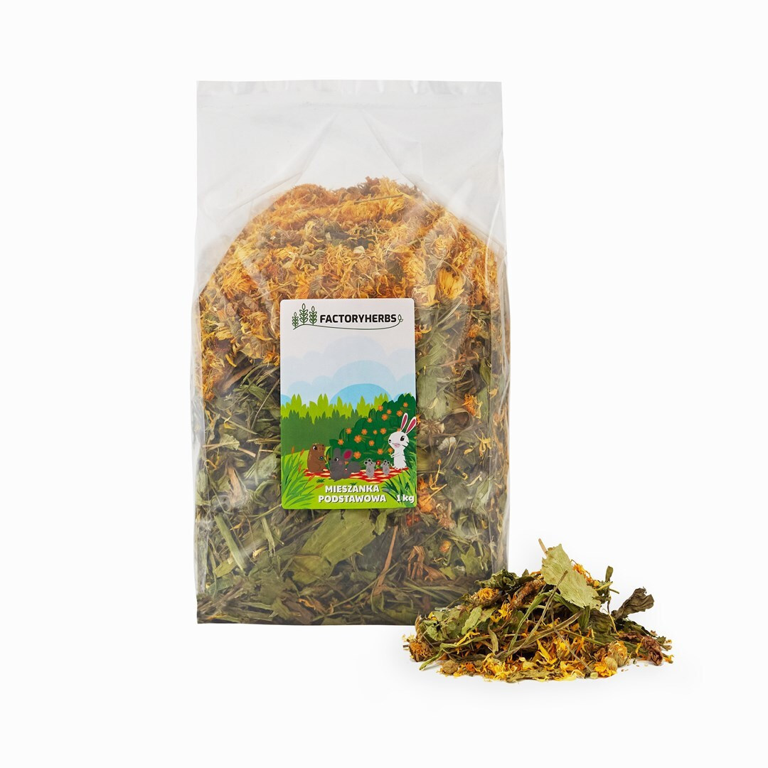 Factoryherbs Τροφή για Κουνέλι Factoryherbs Basic Mix 1kg