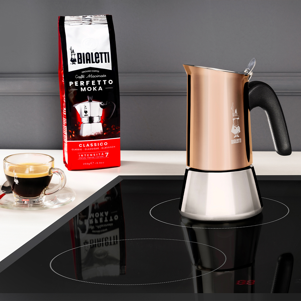 Bialetti Venus New Μπρίκι Espresso 6cups Inox Copper - Image 3