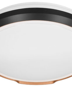 Active Jet Πλαφονιέρα Οροφής Μαύρη με Ενσωματωμένο LED AJE-PETRUS