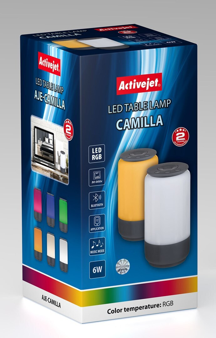 Active Jet Διακοσμητικό Φωτιστικό με Φωτισμό RGB LED Μαύρο