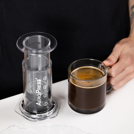 Aeropress Καφετιέρα Γαλλικού Χειρός Πλαστική Λευκή 250ml - Image 5