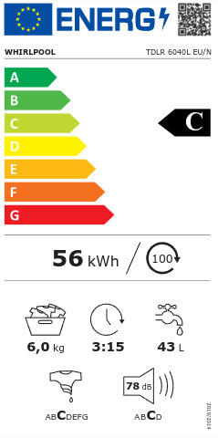 Whirlpool Άνω Φόρτωσης 6kg TDLR 6040 L - Image 4