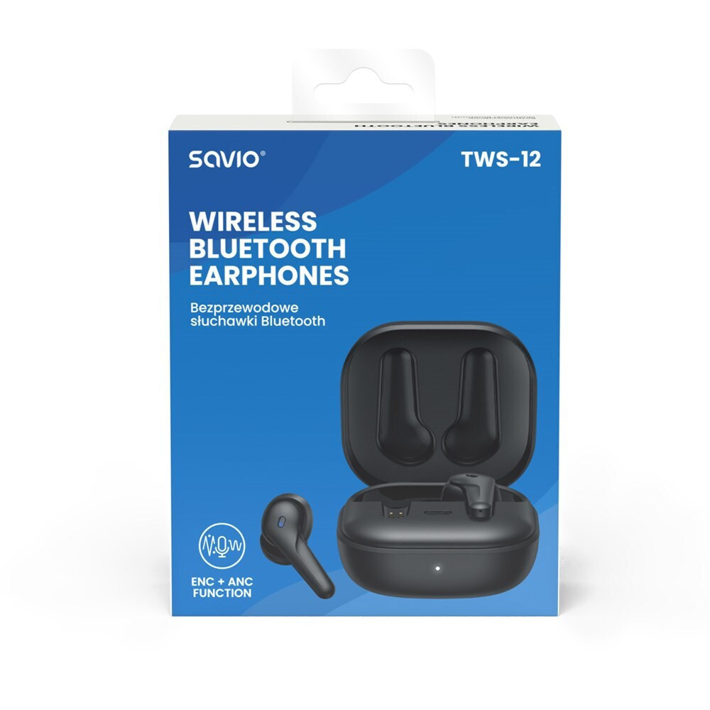 Savio Tws-12 In-ear Μαύρα - Image 7
