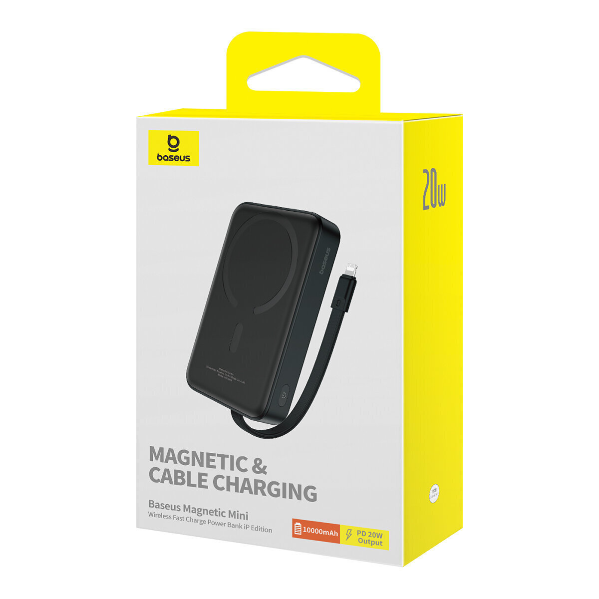 Baseus Mini MagSafe Power Bank 10000mAh 20W Power Delivery Μαύρο - Image 7