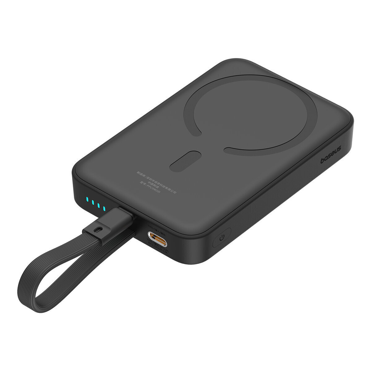 Baseus Mini MagSafe Power Bank 10000mAh 20W Power Delivery Μαύρο - Image 4