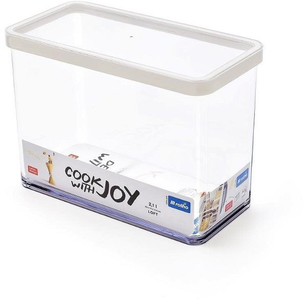 Rotho Babydesign Loft Βάζο Γενικής Χρήσης με Καπάκι Πλαστικό 2100ml - Image 2