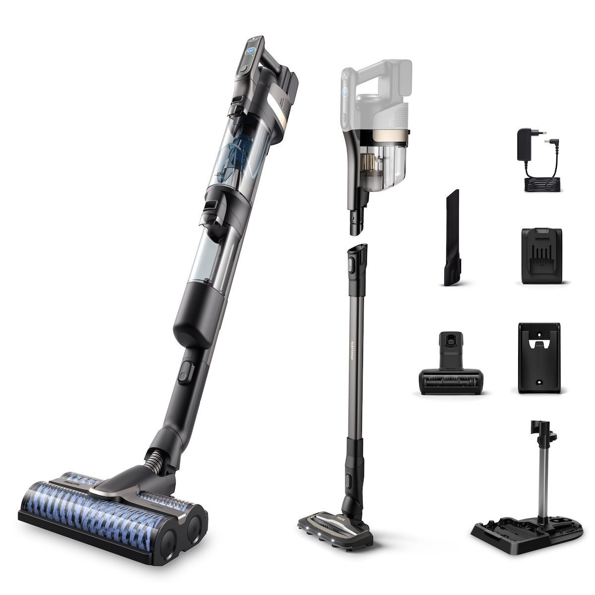 Philips Επαναφορτιζόμενη 2 σε 1 Μαύρη XW9383/01