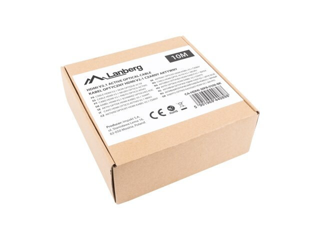 Lanberg HDMI 2.1 HDMI male - HDMI male 10m Μαύρο (CA-HDMI-30FB-0100-BK) - Image 5