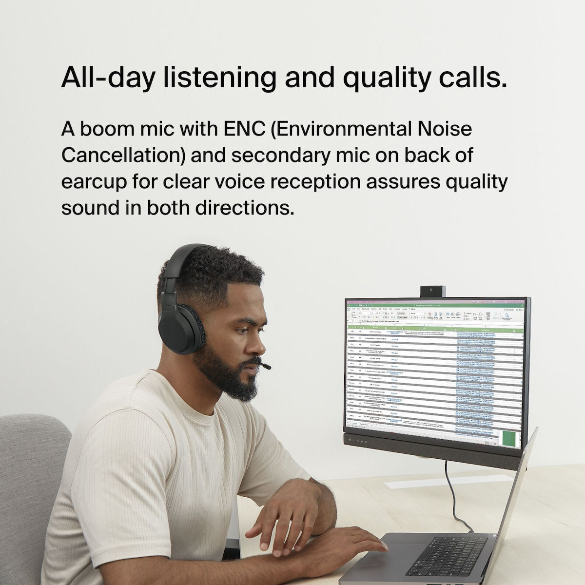 Belkin SoundForm Adapt Ασύρματα On Ear Multimedia Ακουστικά με μικρόφωνο και σύνδεση Bluetooth - Image 10