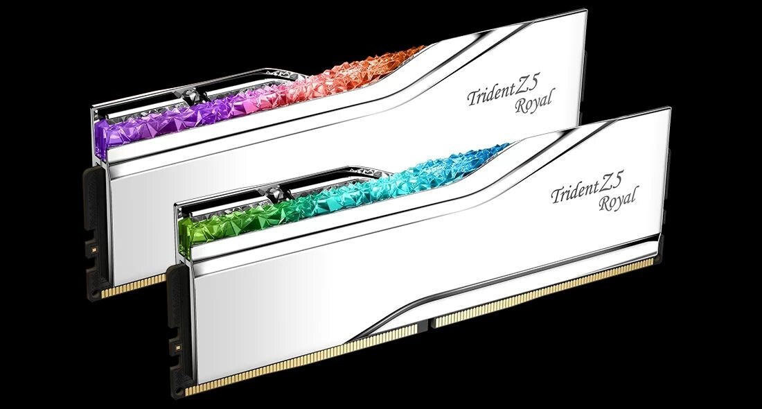 G.Skill Trident Z5 Royal DDR5 64GB RAM με 2x32GB Modules και Ταχύτητα 6400 για Desktop F5-6400J3239G32GX2-TR5S - Image 4