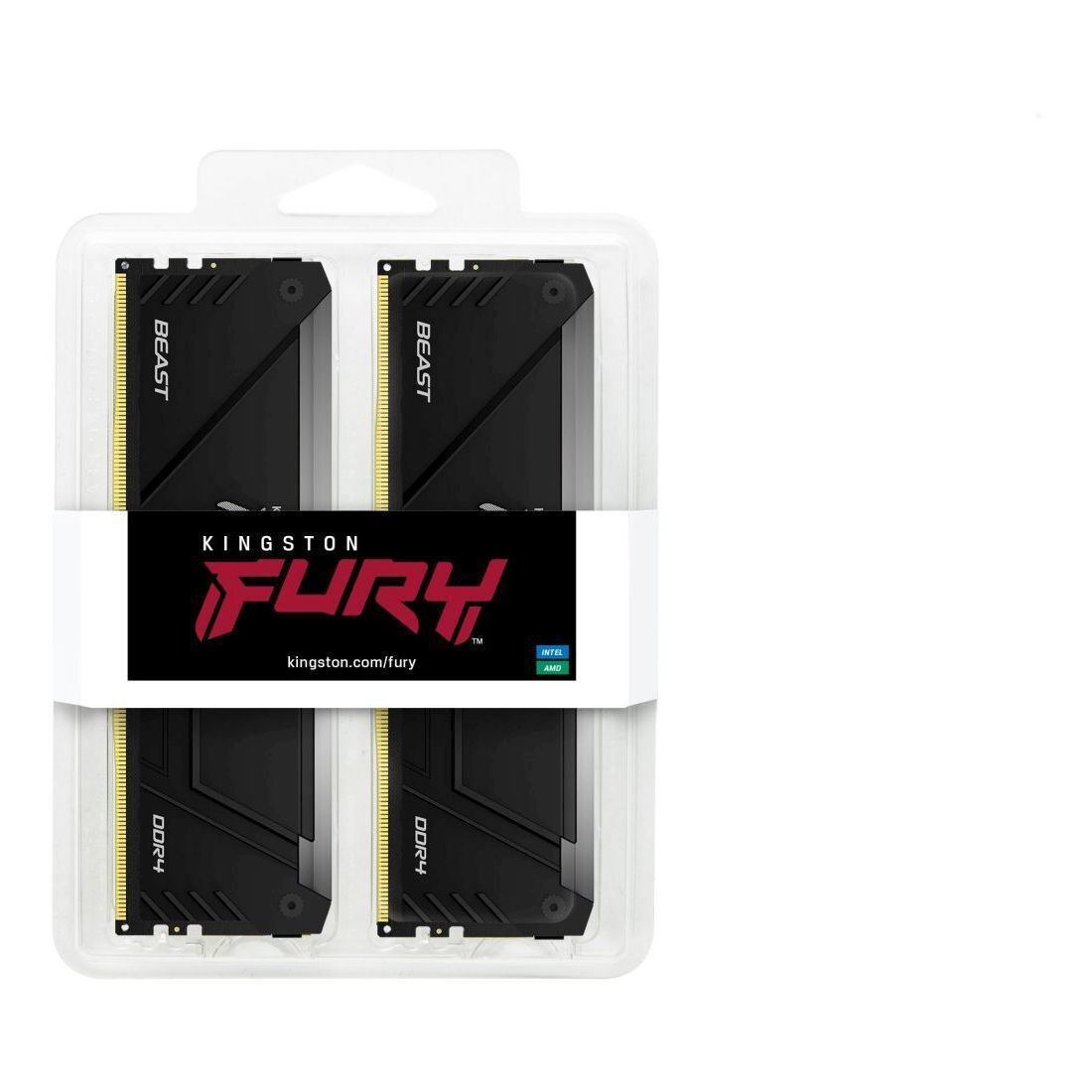 Kingston Fury Beast 16GB DDR4 με 2 Modules 2x8GB - Image 3