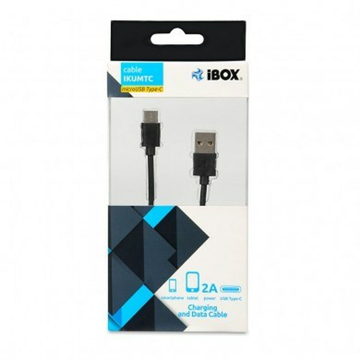 iBox USB 3.1 USB-C male - USB-A 1m (IKUMTC) - Image 2