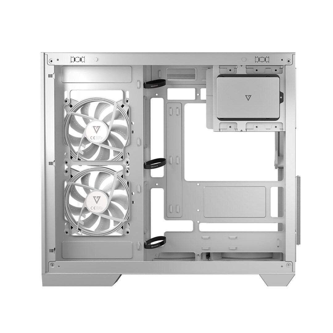 Modecom Panorama Gaming Midi Tower Κουτί Υπολογιστή με Πλαϊνό Παράθυρο Λευκό - Image 6