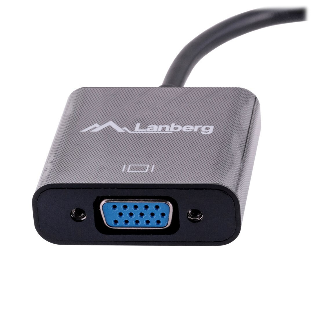 Lanberg DisplayPort male σε VGA female 1τμχ (AD-0006-BK) - Image 3