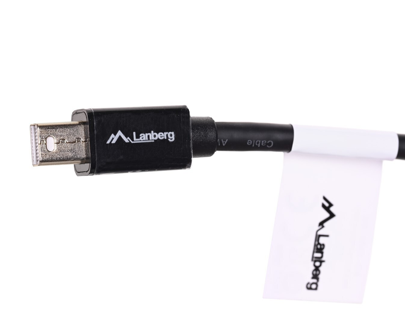 Lanberg mini DisplayPort male σε DisplayPort female 1τμχ (AD-0003-BK) - Image 3