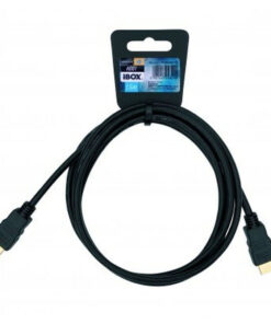 Alternative view of iBox HDMI 1.4 Braided HDMI male - HDMI male 1.5m Μαύρο (ITVFHD0115)