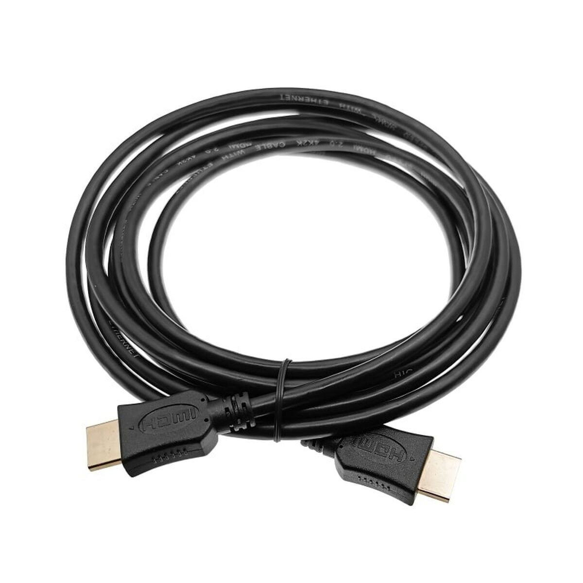 A-LAN HDMI 2.0 Cable HDMI male - HDMI male 1.5m Μαύρο AV-AHDMI-1.5
