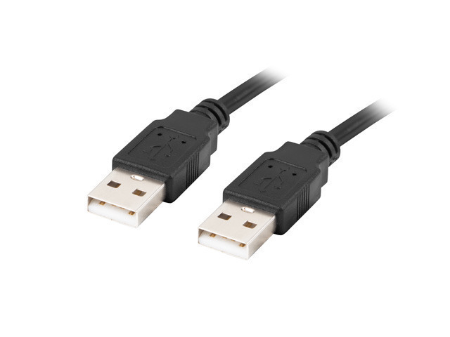 Lanberg USB 2.0 Cable USB-A male - USB-A male Μαύρο 1.8m (CA-USBA-20CU-0018-BK) - Image 2
