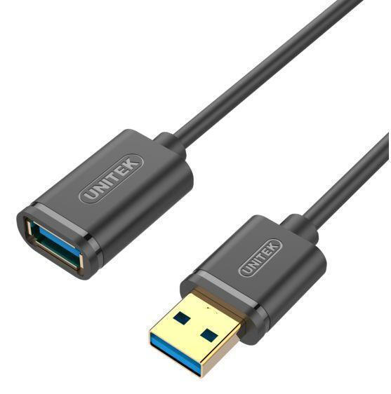 Unitek USB 3.1 Cable USB-A male - USB-A female Μαύρο 1.5m (Y-C458GBK) - Image 2
