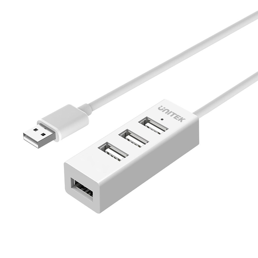 Unitek USB 2.0 Hub 4 Θυρών με σύνδεση USB-A Λευκό - Image 4