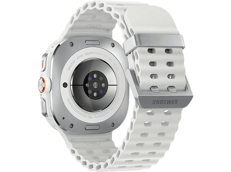 Samsung Galaxy Watch Ultra Titanium 47mm Αδιάβροχο με eSIM και Παλμογράφο (Titanium White) - Image 4