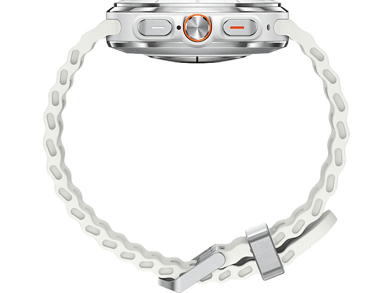 Samsung Galaxy Watch Ultra Titanium 47mm Αδιάβροχο με eSIM και Παλμογράφο (Titanium White) - Image 5