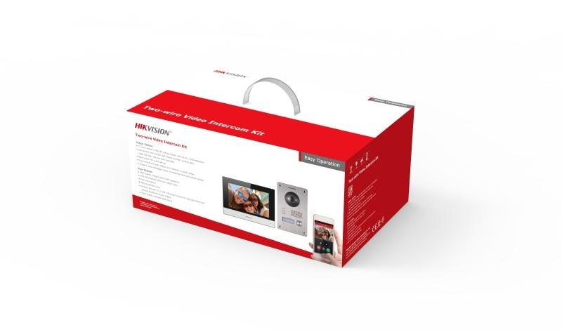 Hikvision Σετ Θυροτηλεόρασης Μαύρο