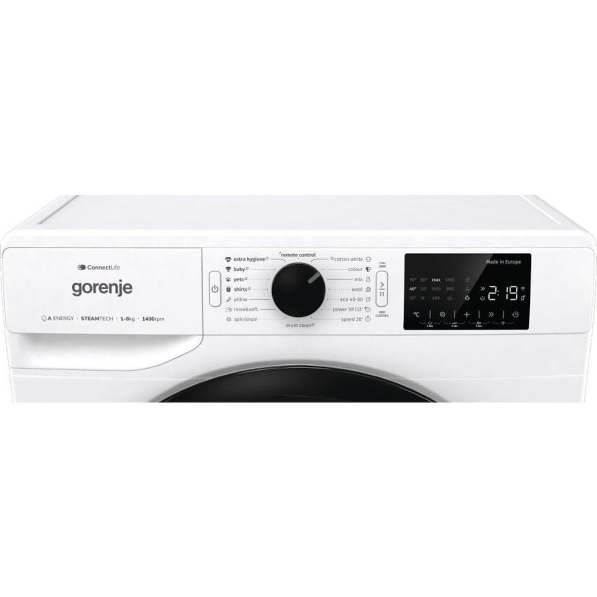 Gorenje 8kg με Smart Λειτουργίες WPNEI84A1SWIFI - Image 3
