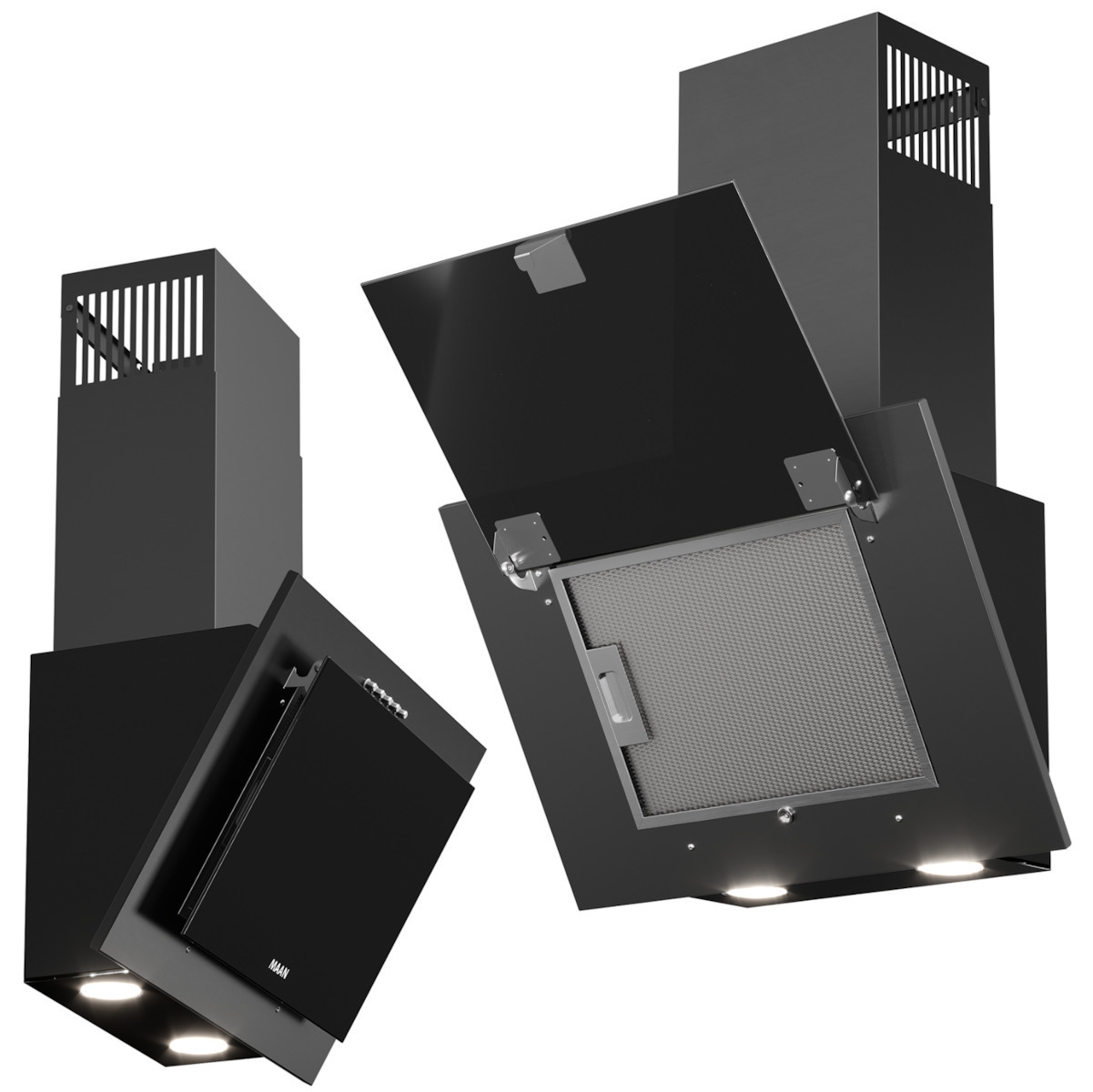 Maan Vertical PG 60 Απορροφητήρας Καμινάδα 60cm Λευκός - Image 3