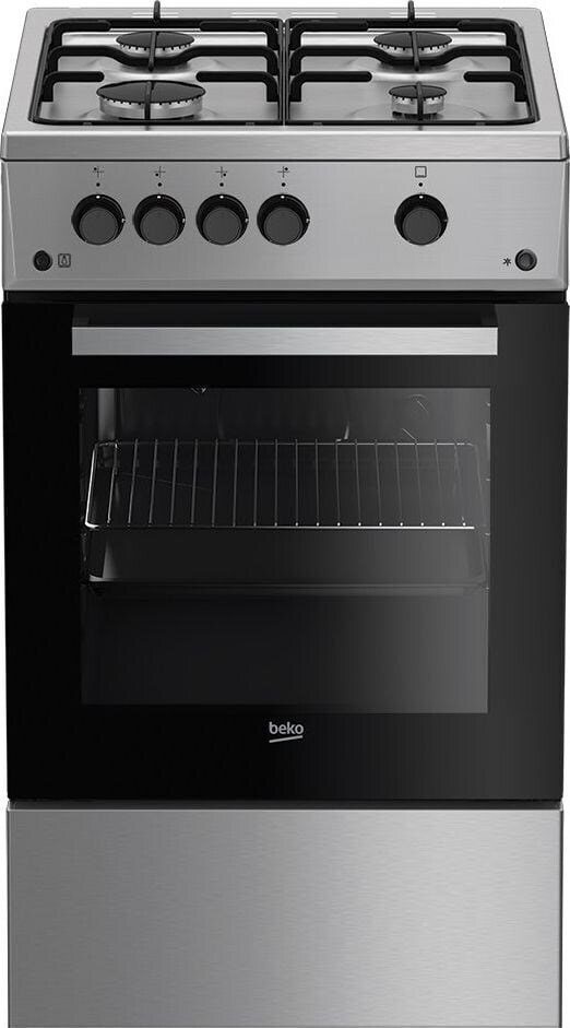 Beko Υγραερίου Ελεύθερη με Εστίες Υγραερίου Inox CSG42011FS - Image 2