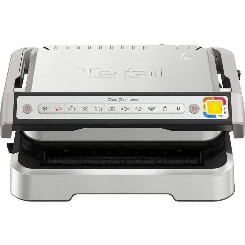 Tefal Optigrill 2in1 2100W για 2 Τοστ Inox - Image 2