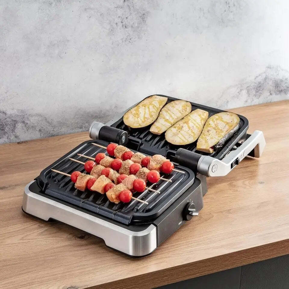 Tefal Optigrill 2in1 2100W για 2 Τοστ Inox - Image 4