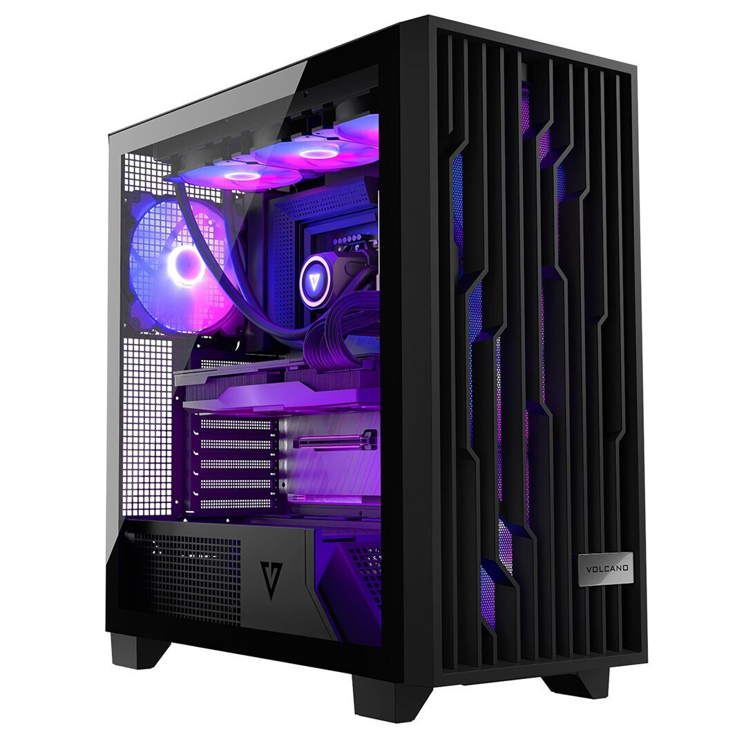 Modecom Volcano Perun Apex Gaming Midi Tower με Πλαϊνό Παράθυρο