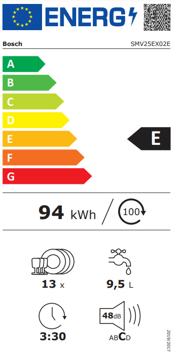 Bosch Πλήρως Εντοιχιζόμενο για 13 Σερβίτσια Π59.8xY81.5εκ. SMV25EX02E - Image 2