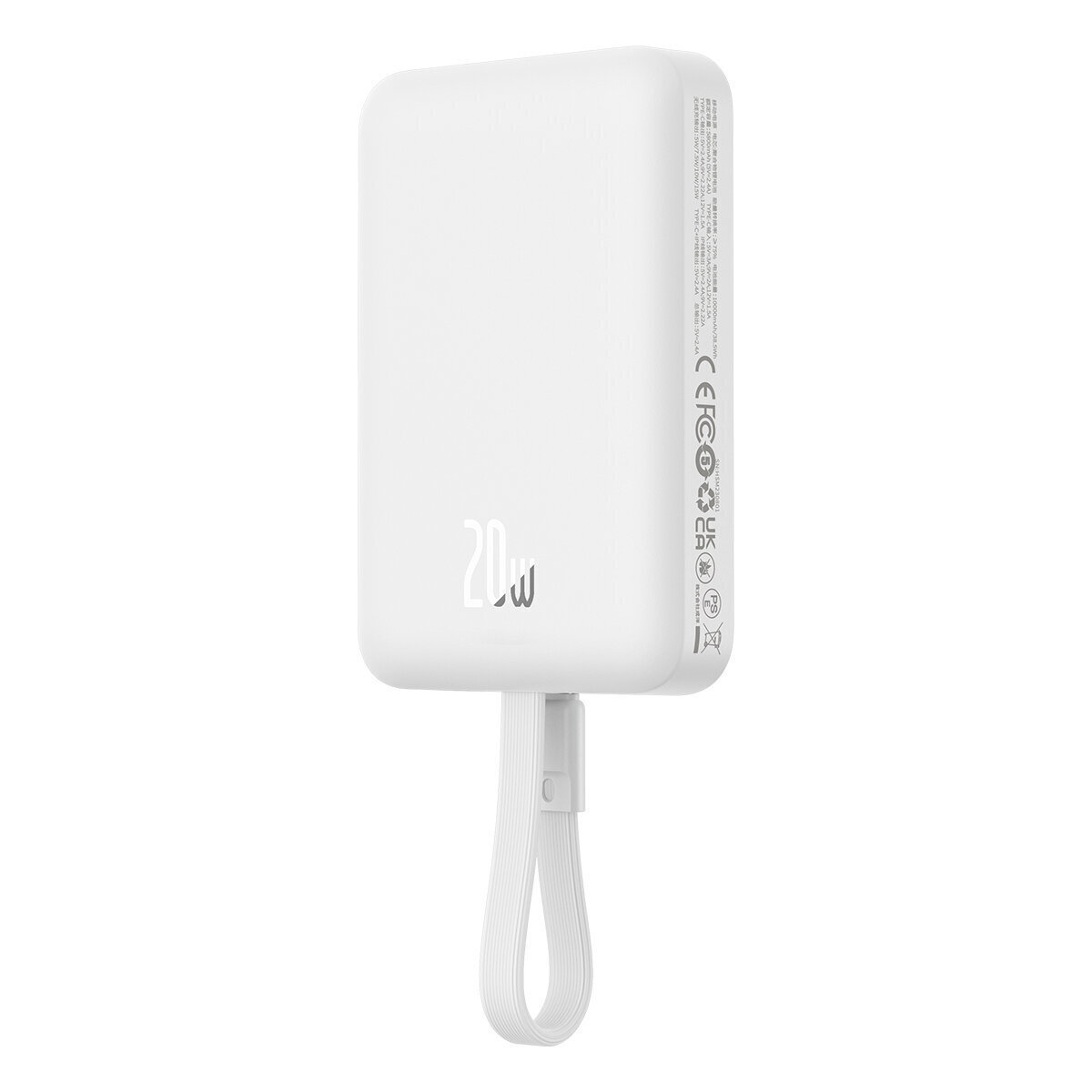 Baseus Mini MagSafe Power Bank 10000mAh 20W Power Delivery Λευκό - Image 5