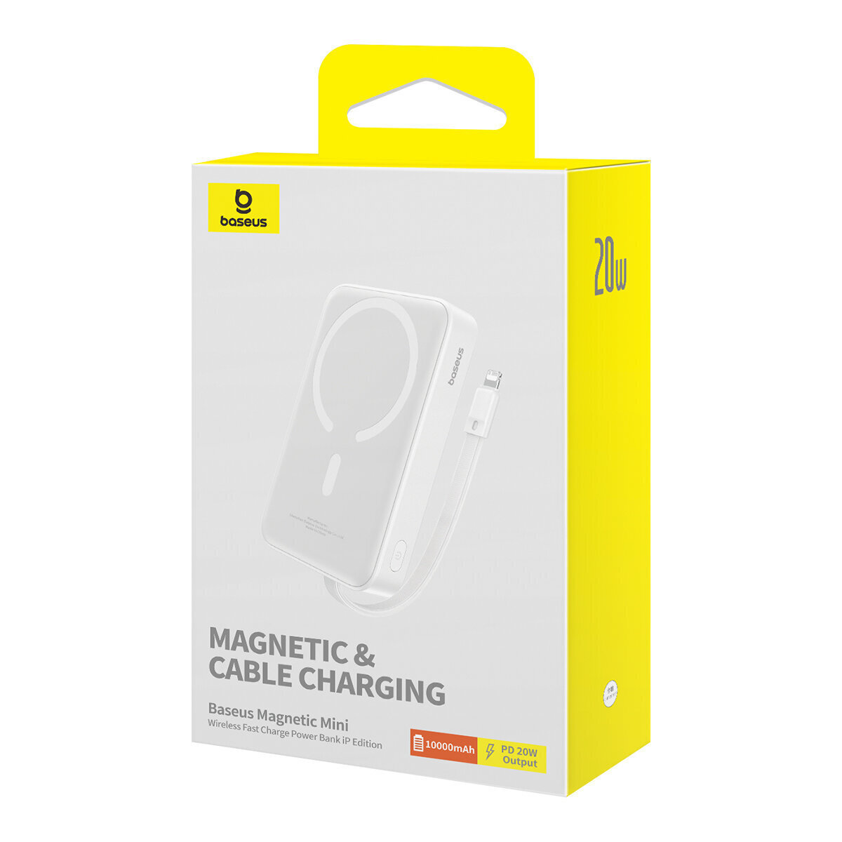 Baseus Mini MagSafe Power Bank 10000mAh 20W Power Delivery Λευκό - Image 11