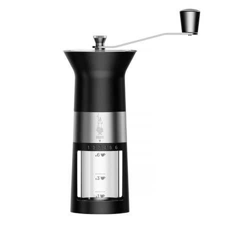 Bialetti Χειροκίνητος Μύλος Μπαχαρικών Μεταλλικός σε Καφέ Χρώμα