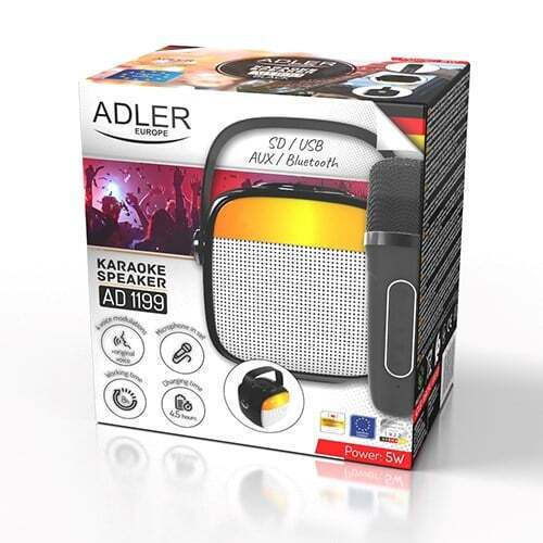 Adler Σύστημα Karaoke με Ασύρματo Μικρόφωνo AD 1199 σε Μαύρο Χρώμα - Image 7