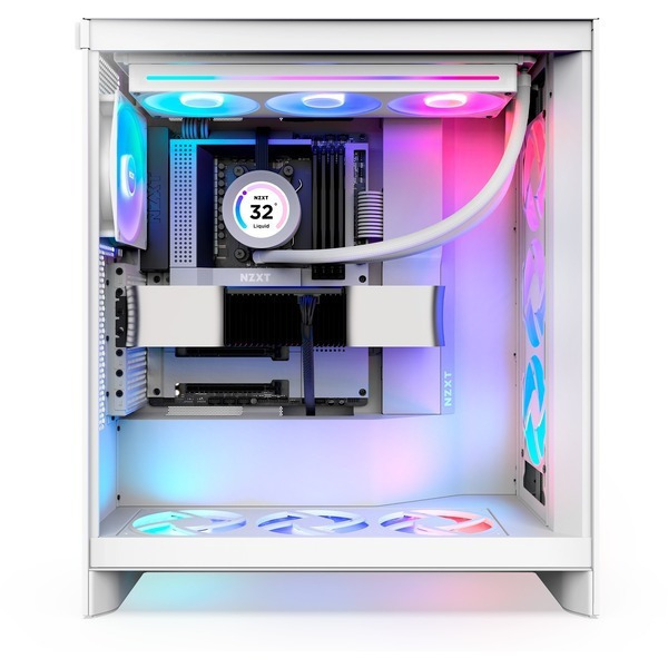 NZXT H7 Flow RGB Gaming Midi Tower με Πλαϊνό Παράθυρο - Image 2