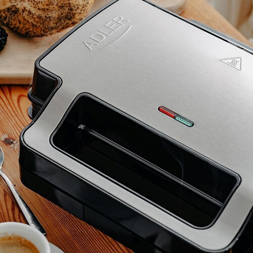 Adler AD 3073 1000W για 2 Τοστ Inox - Image 5