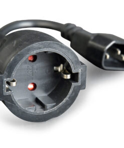 Cablexpert IEC C14 - Schuko Cable 0.15m Μαύρο (SFC14M)