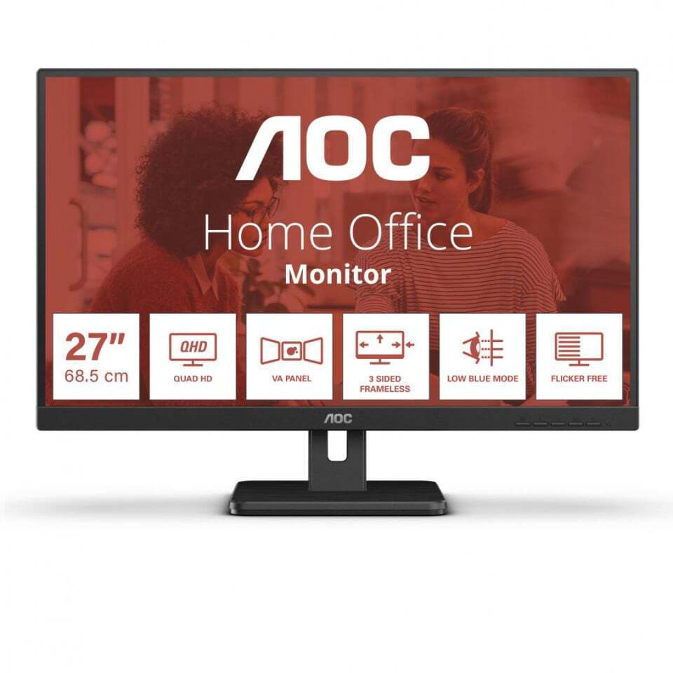 AOC Q27E3UAM/BK 27" Ultrawide VA QHD 2560x1440 - Image 6