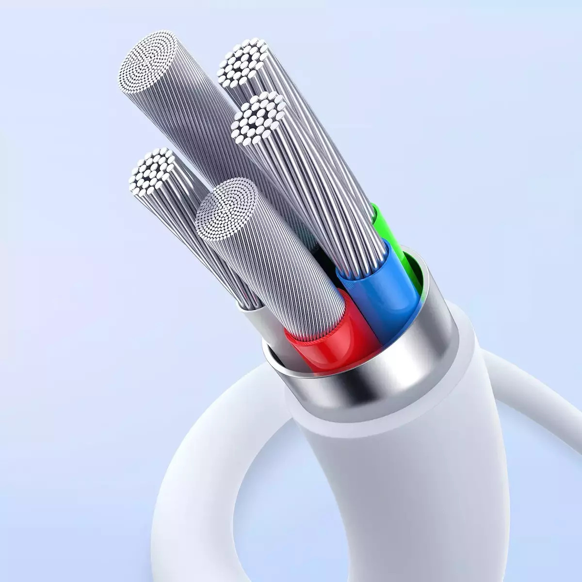 Baseus Superior Series 2 USB 2.0 Cable USB-C male - USB-C 30W Λευκό 2m (P10365200211-01) - Image 7