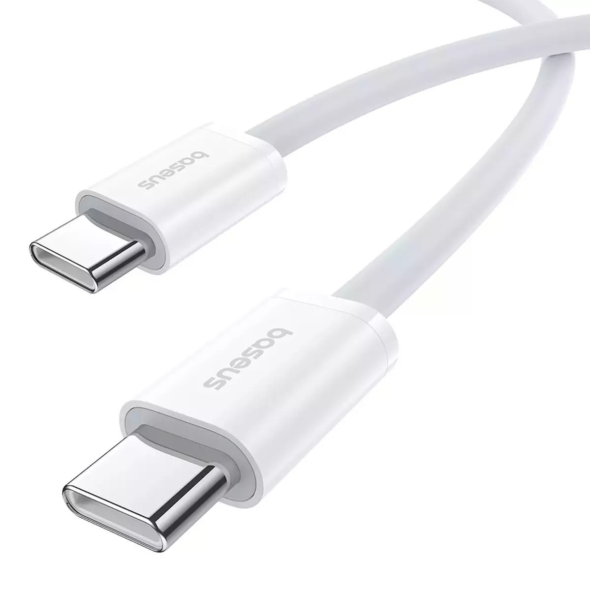 Baseus Superior Series 2 USB 2.0 Cable USB-C male - USB-C 30W Λευκό 1m (P10365200211-00) - Image 3
