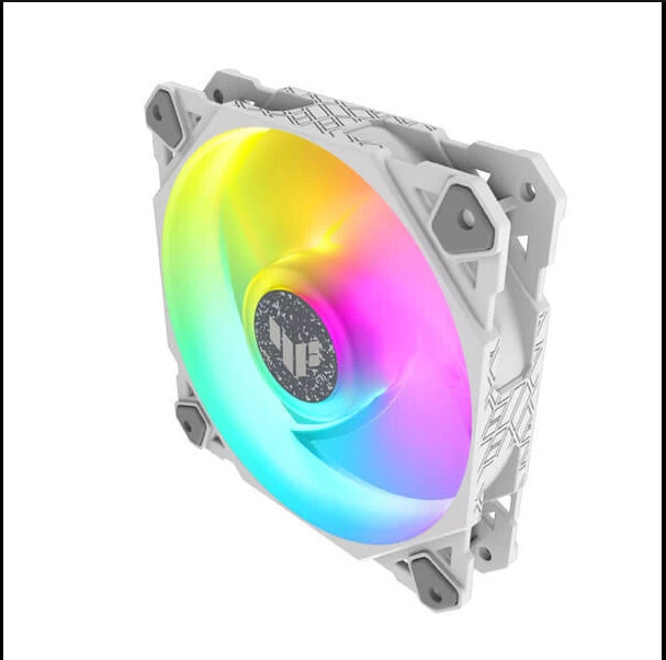 Asus TF120 Case Fan με ARGB Φωτισμό και Σύνδεση 4-Pin PWM Λευκό - Image 8