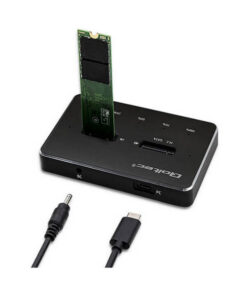 Alternative view of Qoltec Docking Station για 2 Σκληρούς Δίσκους SATA M.2(2230)" / M.2(2242)" / M.2(2260)" με σύνδεση USB-C (50310)