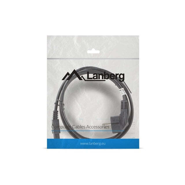 Lanberg Schuko - IEC C5 Cable 0.18m Μαύρο (CA-C5CA-11CC-0018-BK) - Image 3