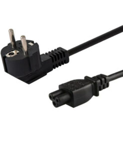 Savio Schuko - IEC C5 Cable 1.2m Μαύρο (CL-67)