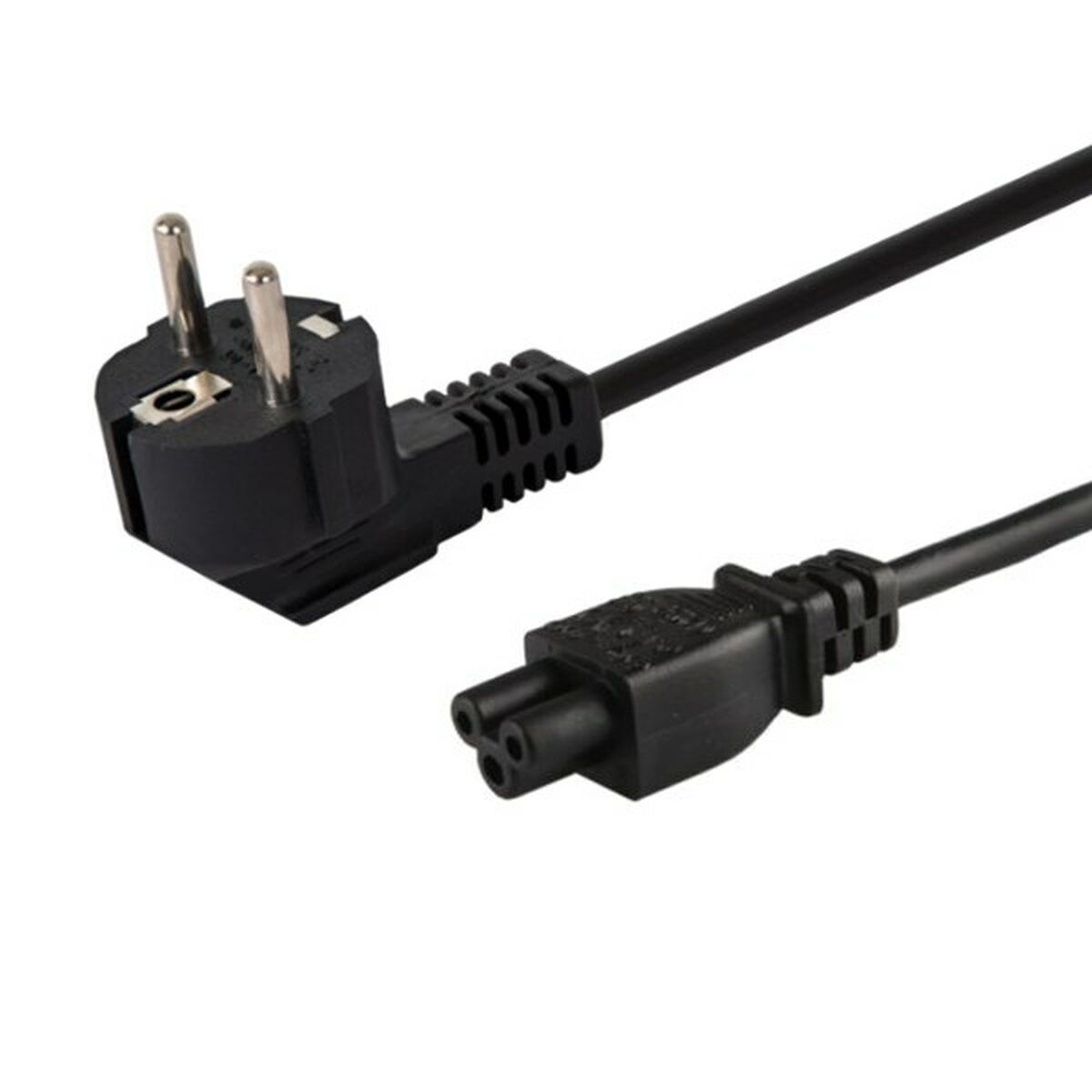 Savio Schuko - IEC C5 Cable 1.2m Μαύρο (CL-67)